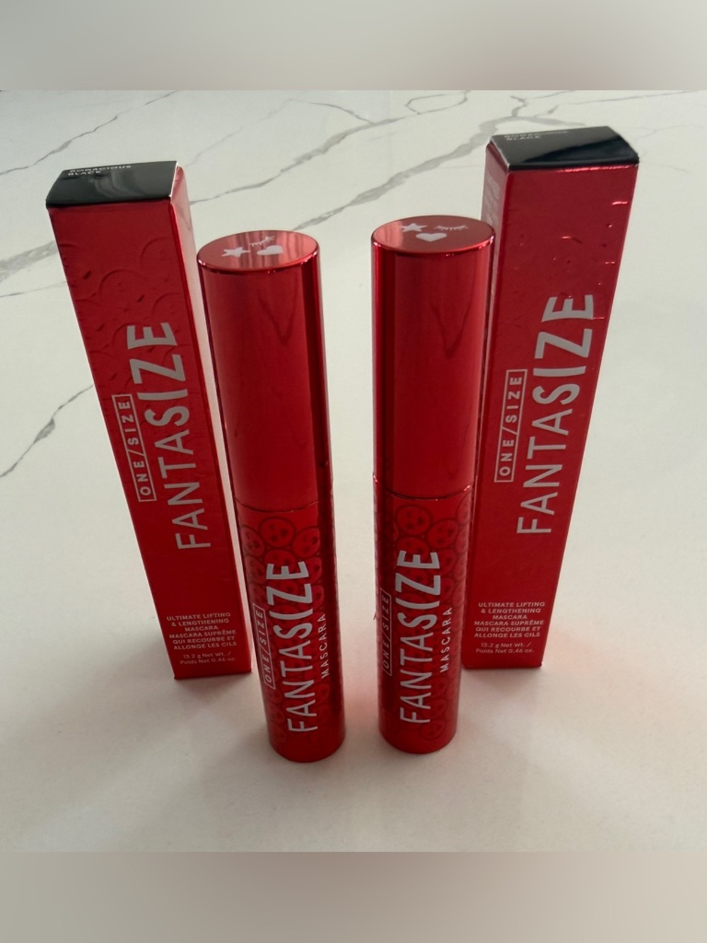 Mascara Bundle New ONE/SIZE Fantasize Mascara - Red Metallic Tubes (2 Pack)